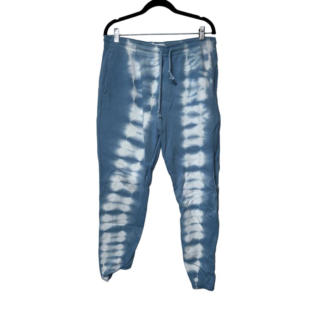 Pac Sun Blue Tie Dyed Sweatpants Size L